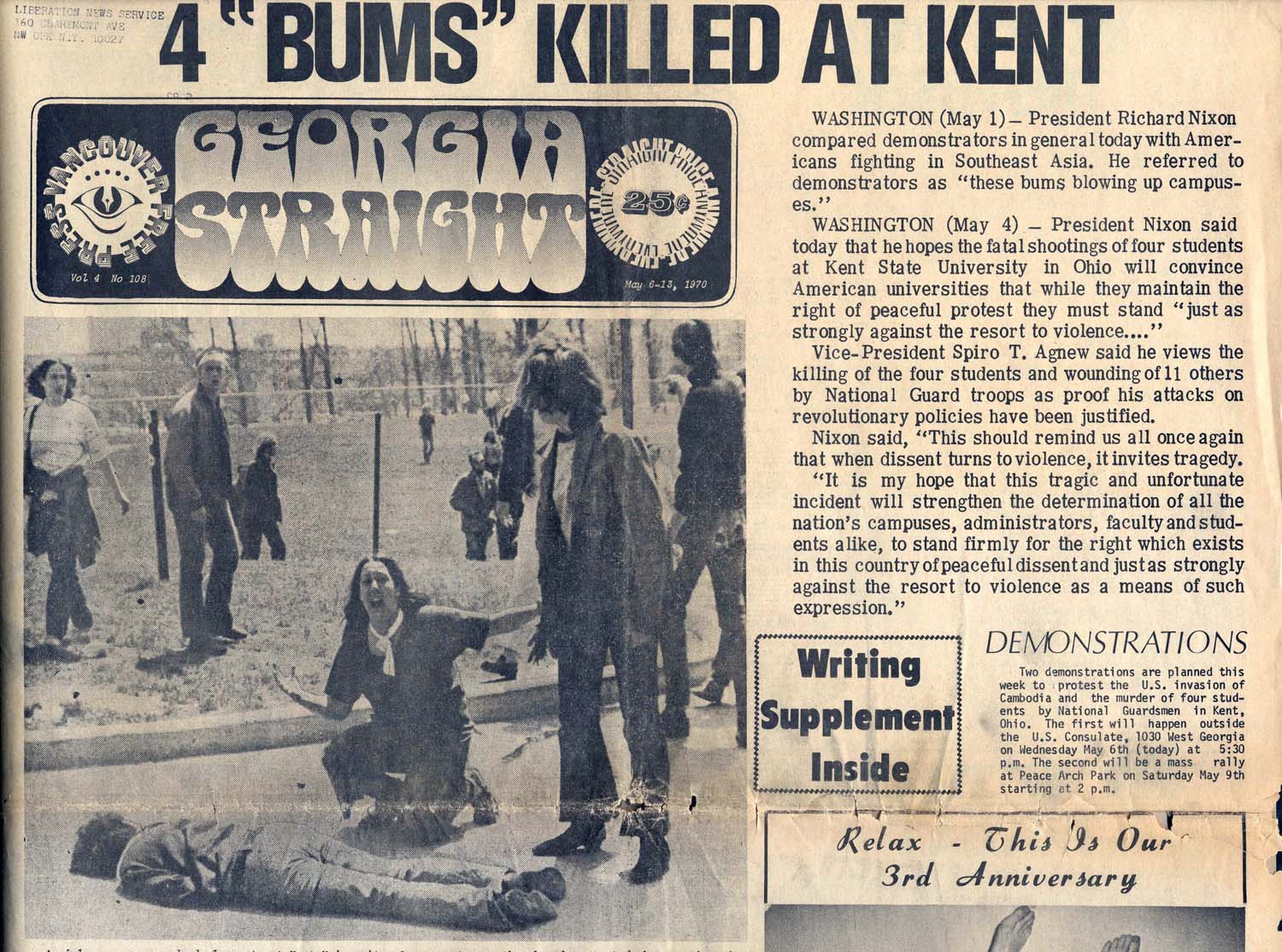 Remembering Kent State May 4, 1970 Archives and Special Collections Blog
