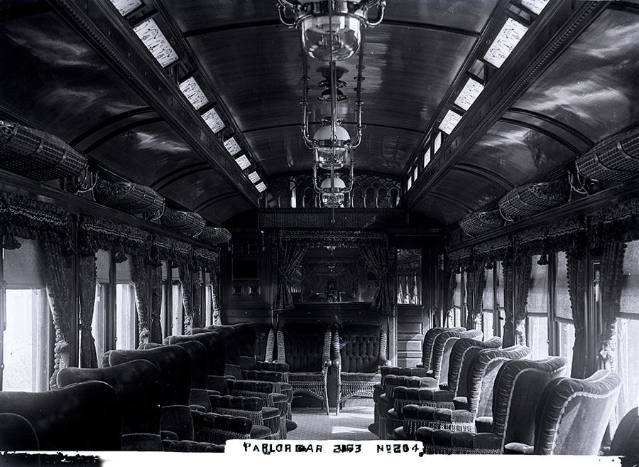 New Haven Railroad parlor car 2153, ca. 1900