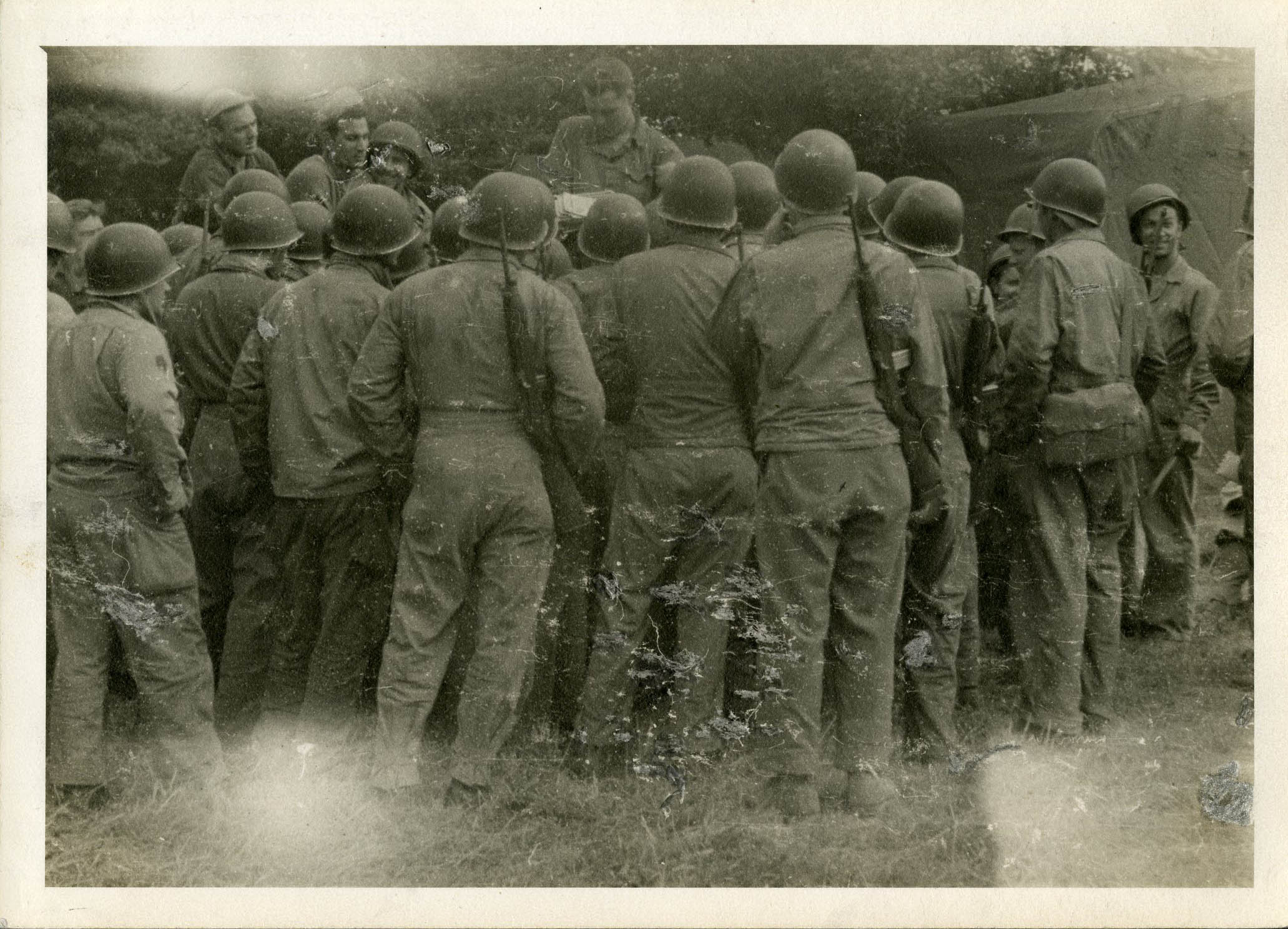 August 1944, unidentified location in France. Photograph taken by James W. Wall.