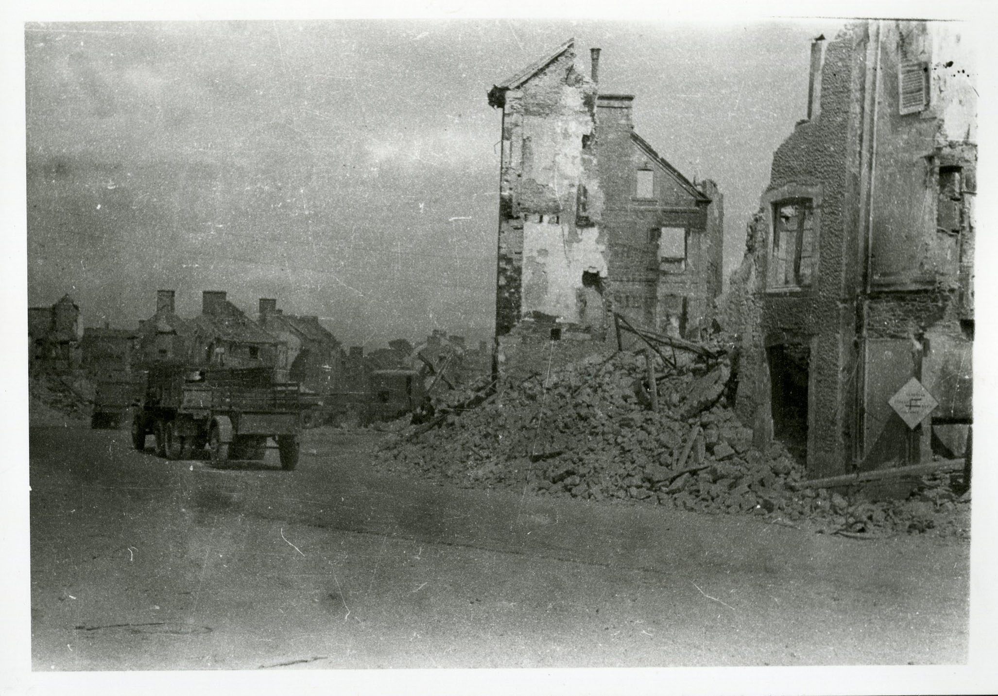 August 18, 1944 photograph taken by James W. Wall, location somewhere in France