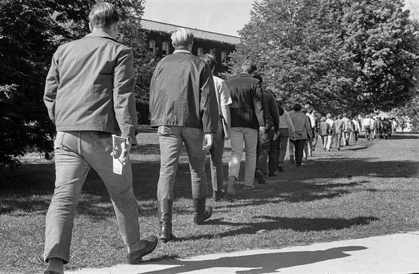 October 9, 1969, protest on the UConn Campus, "North Campus Against Racism"