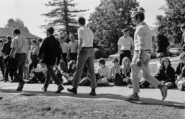 October 9, 1969, protest on the UConn Campus, "North Campus Against Racism"