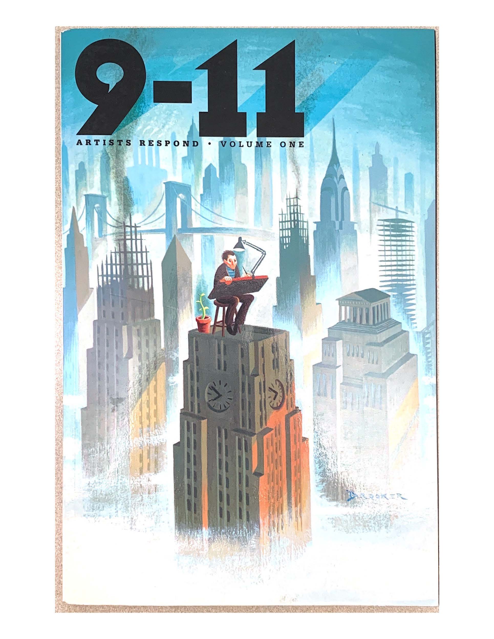 Front cover of “9-11: Artists Respond, Volume I” published by Dark Horse Comics in 2002.
