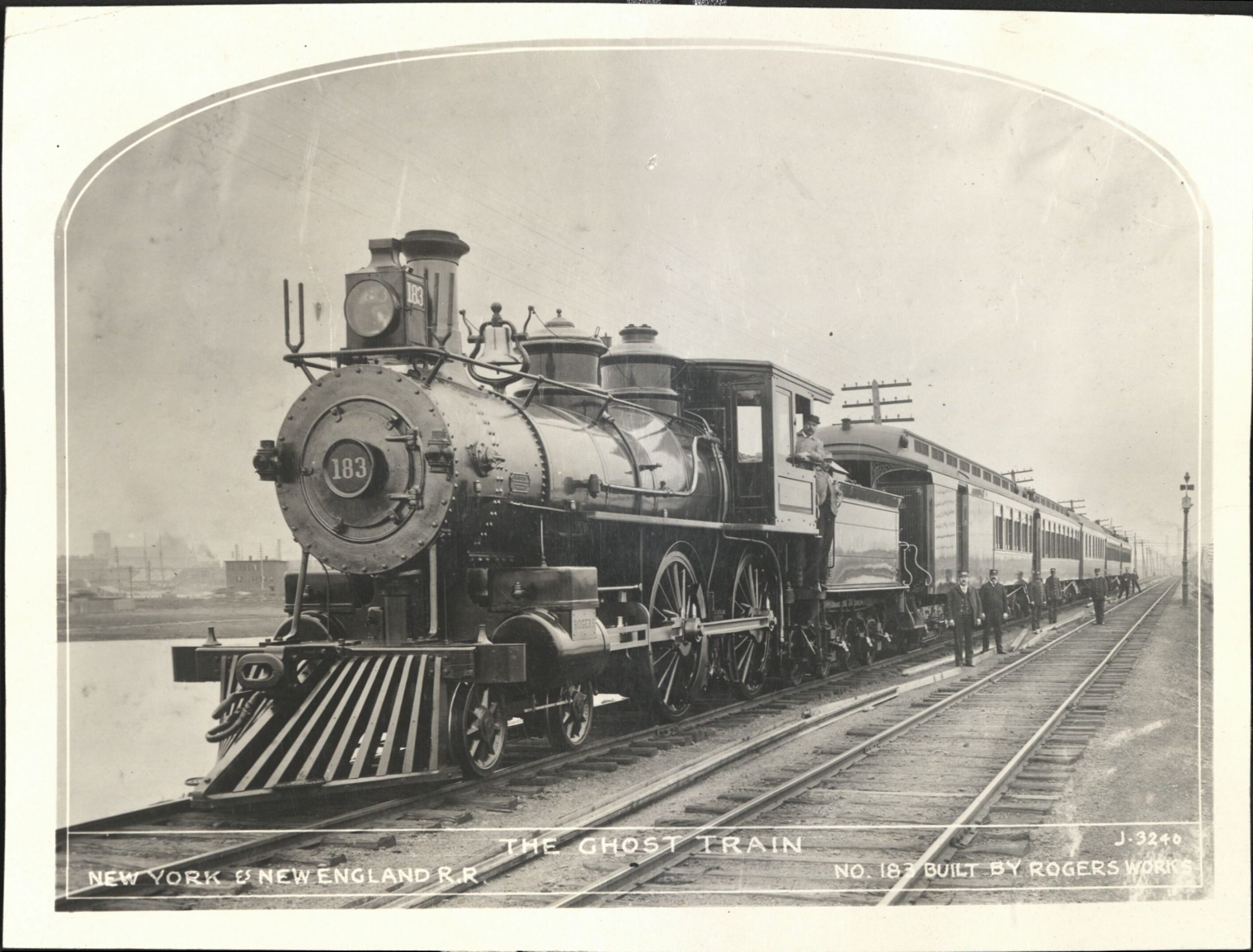 Despite the text on the photograph this is likely the Air Line Limited of the New York and New England Railroad