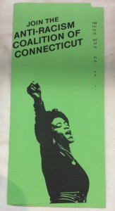 Anti-Racism Coalition of Connecticut, pamphlet. 