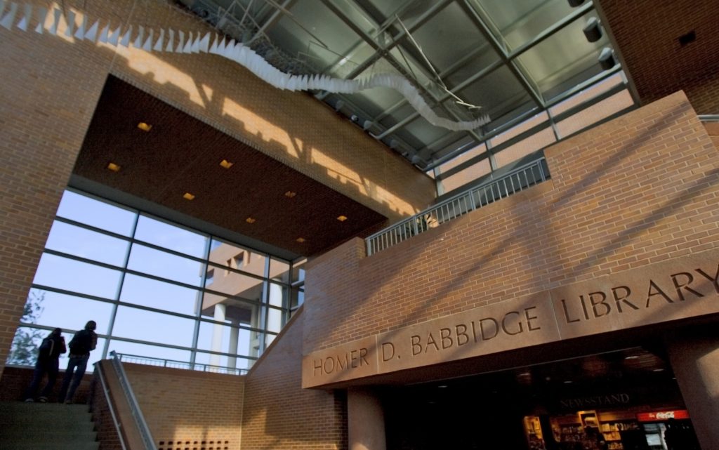 Homer Babbidge Library North Entrance