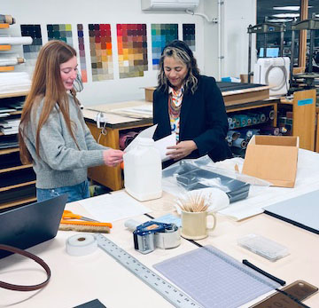 Reporter for the Daily Campus Nora Broderick speaks with Conservator Natalie Granados