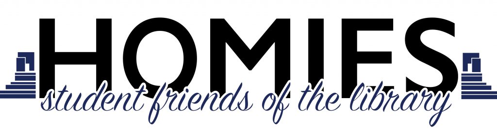 Logo: Homies Student Friends of the Library