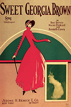 Image of "Sweet Georgia Brown" songbook cover